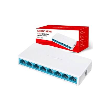 Imagem de Switch de Mesa Ms108 Mercusys 8 Portas 10/100Mbps