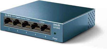Imagem de Switch de Mesa TP-Link 5 Portas 10/100/1000Mbps - LS105G