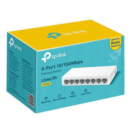 Imagem de Switch de Mesa TP-Link 8 Portas 10/100Mbs - LS1008
