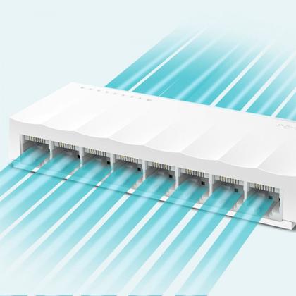Imagem de Switch de Mesa TP-Link LS1008 com 8 portas 10/100Mbps
