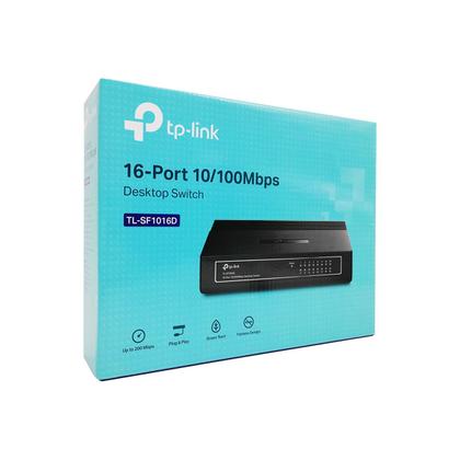 Imagem de Switch de Mesa TP-Link TL-SF1016D, 16 Portas 10/100Mbps, Preto