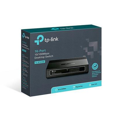 Imagem de Switch de rede 16-Portas 10/100Mbps TL-SF1016D TP-Link