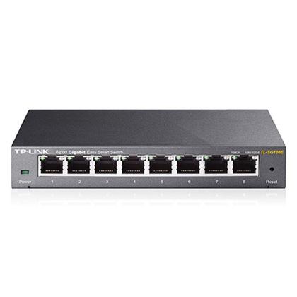 Imagem de Switch easy smart gigabit de 8 portas tl-sg108e smb