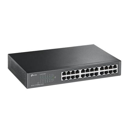 Imagem de Switch Fast 24 Portas Mesa Ou Montável Em Rack Não Gerenciável Tl-sf1024d Smb
