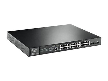 Imagem de Switch Gigabit 24 Portas Gerenciável L2 PoE 384w + 4 SFP TL-SG3428MP