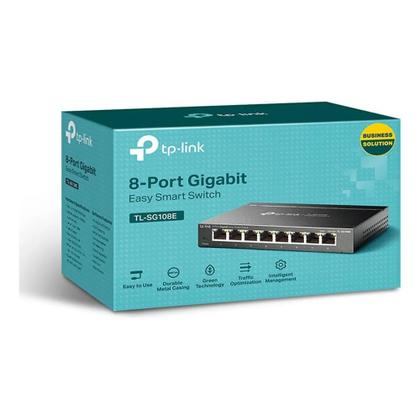 Imagem de Switch Gigabit 8 Portas TP-Link TL-SG108 Bivolt
