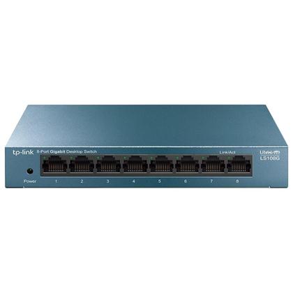 Imagem de Switch Gigabit Mesa 8 Portas 10/100/1000 Ls108G Smb Homologa