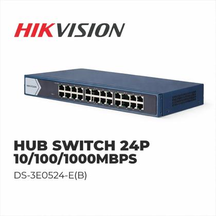 Imagem de Switch Hikvision 24 Portas Gigabit 10.100.1000 Mbps DS3E0524EB