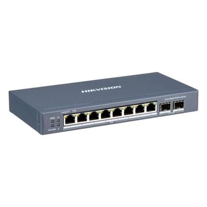 Imagem de Switch Hikvision 8 portas Gigabit 10/100/1000 PoE DS-3E1510P-SI