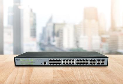 Imagem de Switch Intelbras SG 2404 PoE