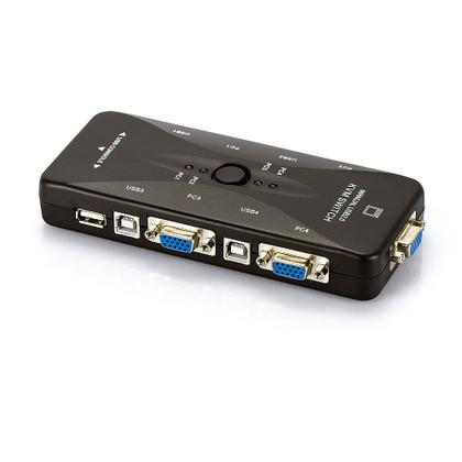 Imagem de Switch KVM USB 4 Portas VGA - KVM41UA - USB 2.0