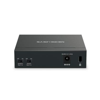 Imagem de Switch Mercusys 5-PORT Gigabit Desktop SWITCH WITH 4-PORT Poe+ MS105GP - MCS0037