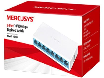 Imagem de Switch Mercusys de Mesa de 8 Portas 10/100Mbps - Ms108