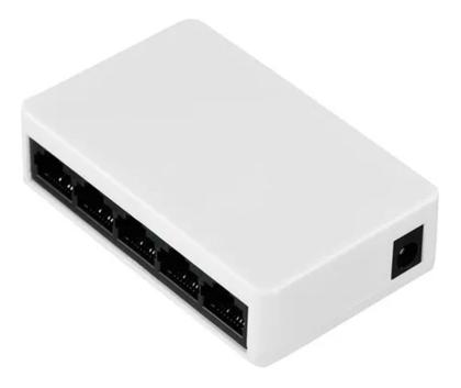 Imagem de Switch Mini 5 Portas Hub Cabo 10/100mbps Rede Ethernet Rj-45