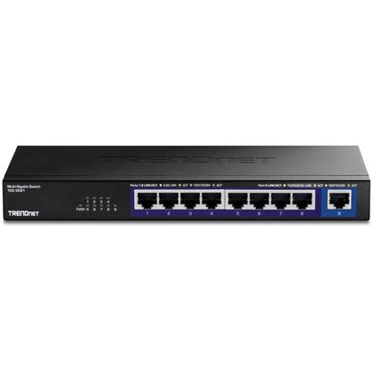 Imagem de Switch multi-Gig TRENDnet TEG-S591 9 portas 8x2,5G 1x10G preto
