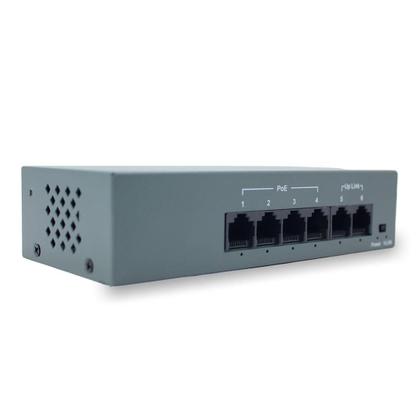 Imagem de Switch Poe Fast Haiz 4 Portas POE + 2 Uplink Fast 10/100mbps