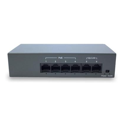 Imagem de Switch Poe Fast Haiz 4 Portas POE + 2 Uplink Fast 10/100mbps