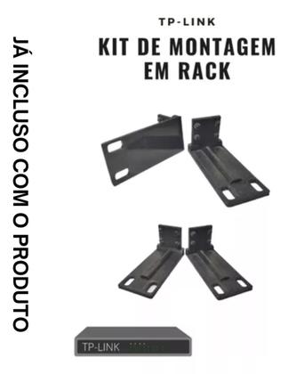 Imagem de Switch Preto Tp-link Tl-sg1024d 24-port 10/100/1000mbps