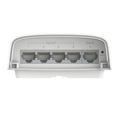 Imagem de Switch Smart 5 Portas Gigabit TP-Link C/1 Porta PoE++ Entrada C/4 Portas PoE+ Saída - TL-SG2005P-PD