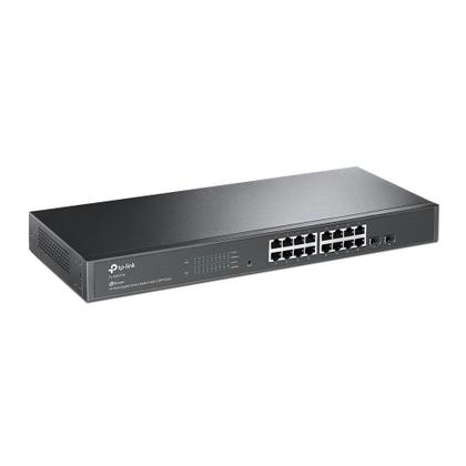 Imagem de Switch SMART Gigabit C/ 16 Portas 10/100/1000 e 2 SLOTS SFP TL-SG2218 SMB