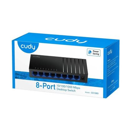 Imagem de Switch Switch desktop 8 portas 10/100/1000 GS108D Cudy