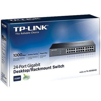 Imagem de Switch TP-LINK 24 Portas 10/100/1000 RACK/DESKTOP TL-SG1024D