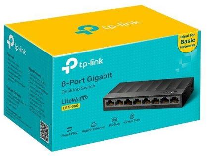 Imagem de Switch tp-link de mesa 8 portas gigabit - ls1008g