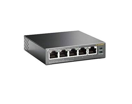 Imagem de Switch TP-LINK Gigabit 5Portas com 4Portas PoE+ TL-SG1005P SMB