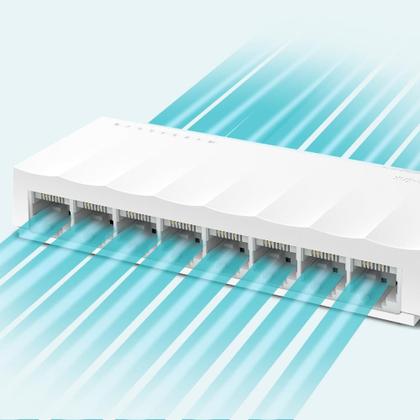 Imagem de Switch TP-Link LS1008 Fast 8 Portas Ethernet 10/100Mbps (Versão 2.0)