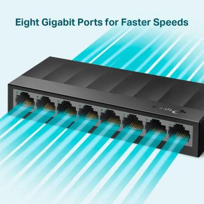 Imagem de Switch TP-Link LS1008G 8 Portas Gigabit 1000Mbps