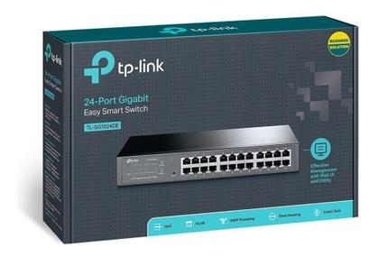Imagem de Switch TP-Link TL-SG1024DE 24 Portas Smart Gigabit 10/100/10 - Tp Link