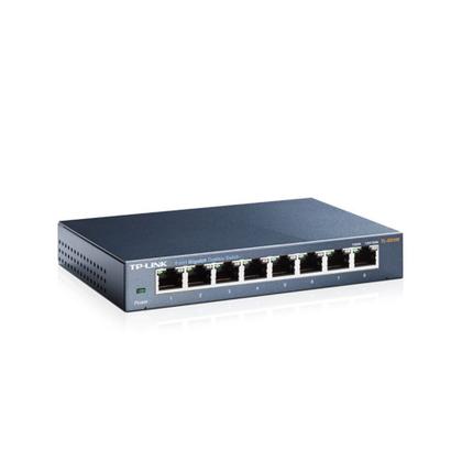 Imagem de Switch TP-Link TL-SG108 Gigabit 8 portas 10/100/1000Mbps