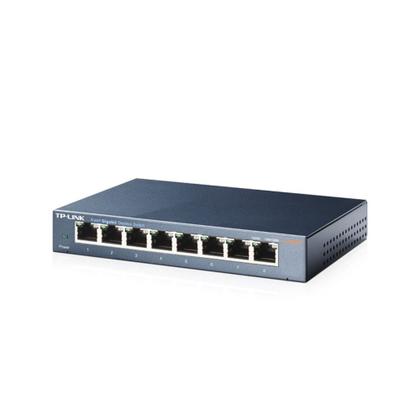 Imagem de Switch TP-Link TL-SG108 Gigabit 8 portas 10/100/1000Mbps
