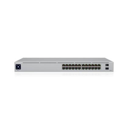 Imagem de Switch Ubiquiti UniFi Pro 24 PoE, 10/100/1000Mbps, Ethernet In-Band, 24 Portas - USW-PRO-24-POE I