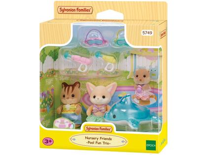 Imagem de Sylvanian Families Amigos Jardim Infância Diversão Piscina