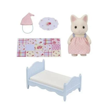 Imagem de Sylvanian Families Conjunto Cama Menina Gato Primavera 5681