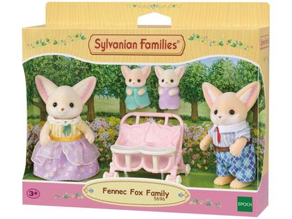 Imagem de Sylvanian Families Família Raposas Do Deserto - com Acessório Epoch 4 Bonecos