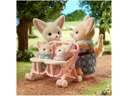 Imagem de Sylvanian Families Família Raposas Do Deserto - com Acessório Epoch 4 Bonecos