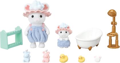 Imagem de Sylvanian Families Hora do Banho dos Irmãos Ensaboados