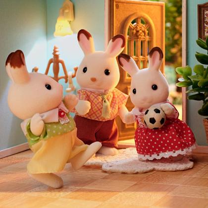 Imagem de Sylvanian Families Nova Família dos Coelhos Chocolate