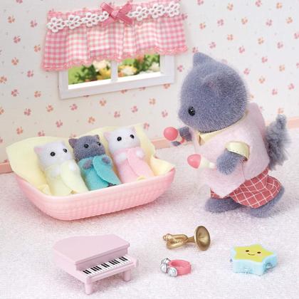 Imagem de Sylvanian families - trigêmeos gatos persas