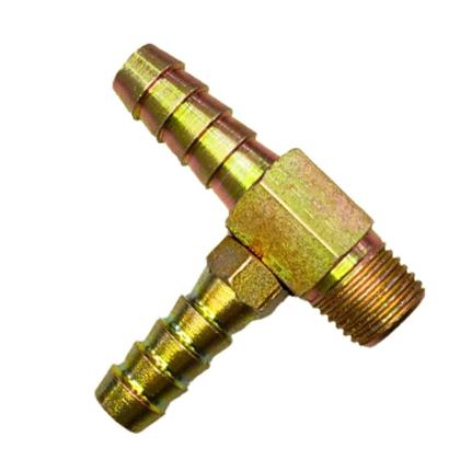 Imagem de T para Compressor 02 Saidas Rosca 1/4 Espigao 5/16 - Lubefer