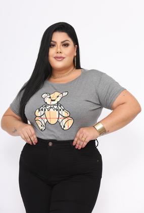 Imagem de T shirt Plus Size Feminina Urso Ursinho Ted