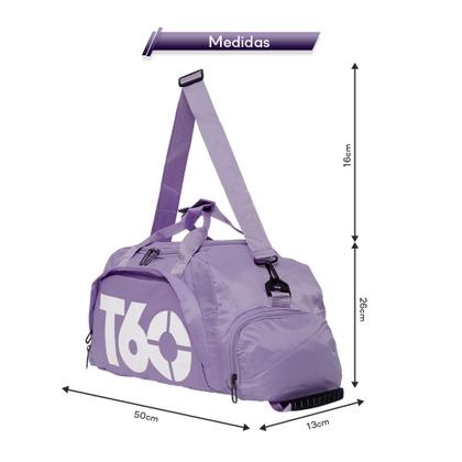 Imagem de T60 Bolsa Mala Multiuso Treino Fitness Com Compartimentos