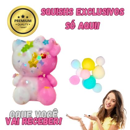 Imagem de Taba Squish Hello Kitty Gatinha Apertar Rosa Satisfatório