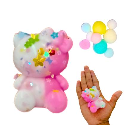 Imagem de Taba Squish Hello Kitty Gatinha Apertar Rosa Satisfatório