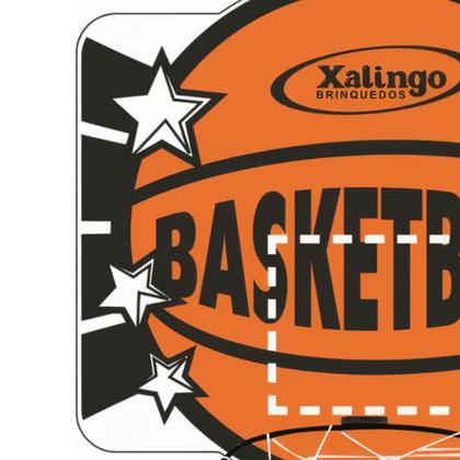 Imagem de Tabela Cesta de Basquete em MDF com Aro de Ferro e Rede Xalingo 6703.2