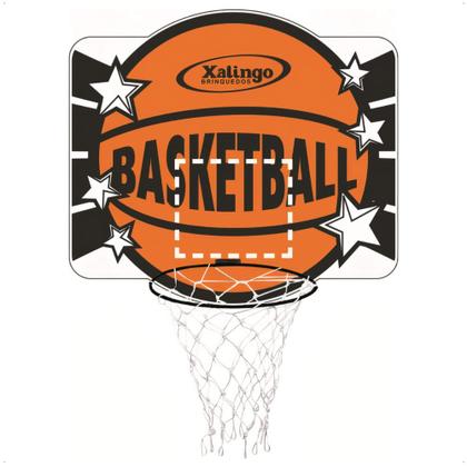Imagem de Tabela Cesta de Basquete em MDF com Aro de Ferro e Rede Xalingo 6703.2