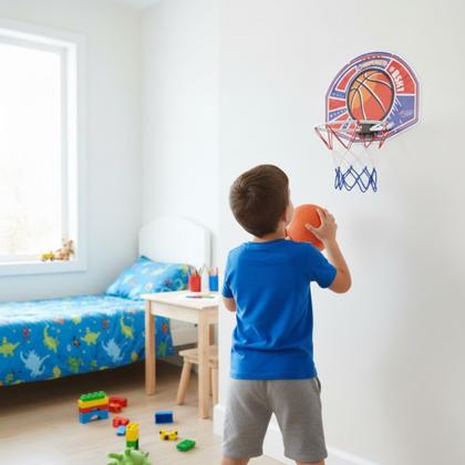 Imagem de Tabela de Basquete Infantil Apolo Brinquedo Esportivo com Bola