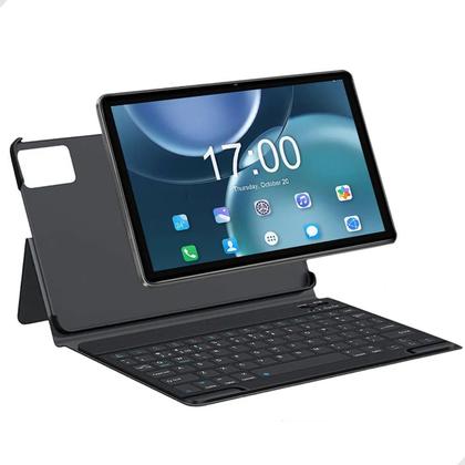 Imagem de Tablet 10.1 Polegadas Capa Teclado Magnético Mouse 128 Gb 6 Gb Ram Original 3 Câmeras Portátil Multitarefa Infantil Android 13.1 Lançamento